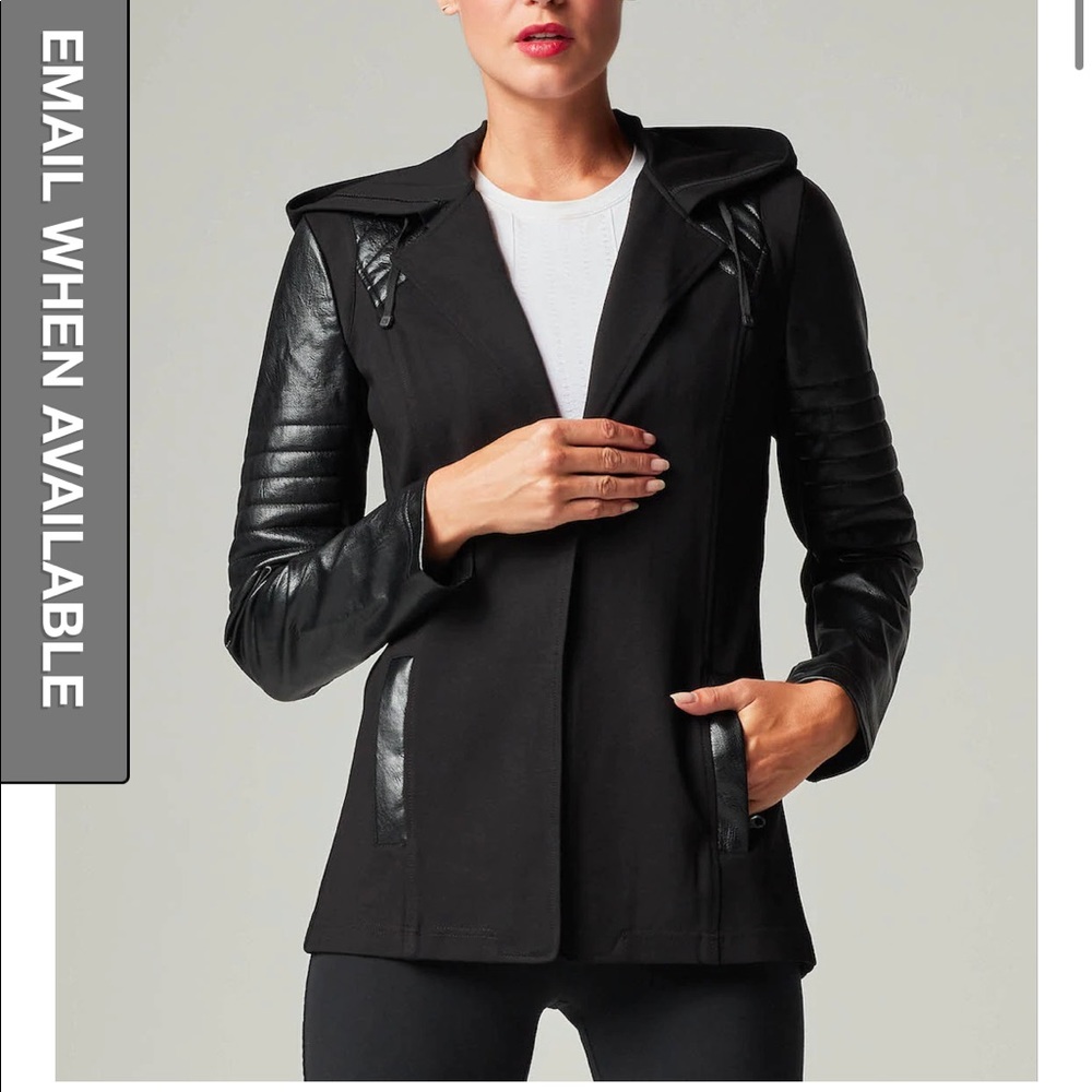 Blanc Noir hooded blazer/jacket